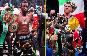 Crawford had heavyweight sparring partner on 'wobbly legs' in warning to Canelo