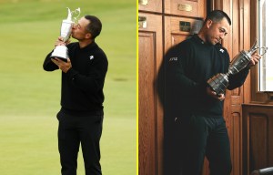 Schauffele lets dad have first drink from Claret Jug as America records first for 42 years